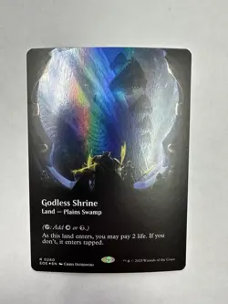 Godless Shrine (Borderless) [Edge of Eternities] Foil Near Mint 1x - Image 1