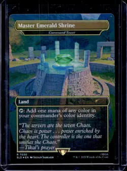 2025 Magic The Gathering Master Emerald Shine Secret Lair Drop Foil Rare #7030 - Image 1