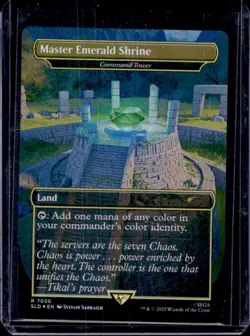 2025 Magic The Gathering Master Emerald Shine Secret Lair Drop Foil Rare #7030 - Image 1