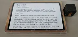 MagicCon Atlanta 2025 Exclusive Black Lotus Unknown Planechase & Die - Sealed - Image 2