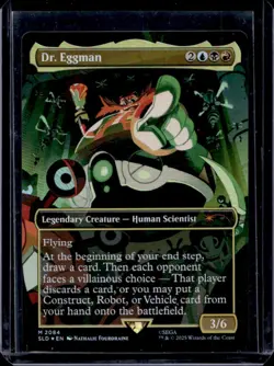 2025 Magic The Gathering Dr. Eggman Secret Lair Drop #2084 - Image 1
