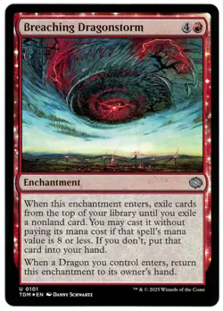 Breaching Dragonstorm (Foil) - 0101 - Tarkir Dragonstorm - MTG - NM/M - Image 1