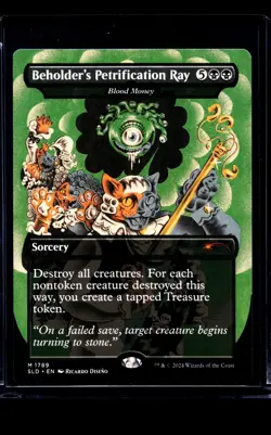 2024 MTG Magic The Gathering SLD Secret Lair Drop Beholders Petrification Ray - Image 1
