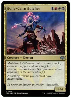 Bone-Cairn Butcher (Foil) - 0173 - Tarkir Dragonstorm - MTG - NM/M - Image 1