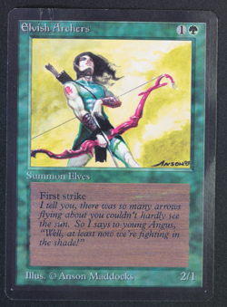 Elvish Archers Beta MTG Card Magic: the Gathering 1993 - Image 1