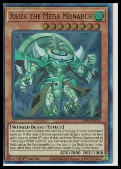 Ghosts From the Past The 2nd Haunting GFP2-EN106 Raiza the Mega Monarch Yugioh 3 - Image 1