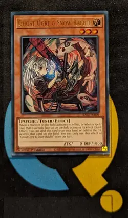 RA02-EN009 Ghost Ogre & Snow Rabbit Alt Art Ultra Rare 1st Edition YuGiOh - Image 1