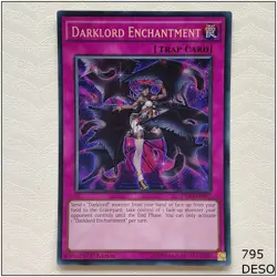 Darklord Enchantment - DESO-EN037 - Secret Rare 1st Edition Yugioh - Image 1