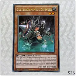 Subterror Nemesis Defender - RATE-EN082 - Rare 1st Edition Yugioh - Image 1