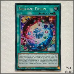 Brilliant Fusion - BLRR-EN064 - Secret Rare 1st Edition Yugioh - Image 1