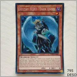 Destiny HERO - Dark Angel - DESO-EN005 - Secret Rare 1st Edition Yugioh - Image 1