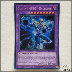 Destiny HERO - Dystopia - DESO-EN004 - Secret Rare 1st Edition Yugioh - Image 1