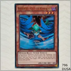 Blackwing - Gale the Whirlwind - DUSA-EN078 - Ultra Rare 1st Edition Yugioh - Image 1