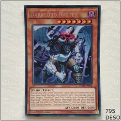 Darklord Nasten - DESO-EN032 - Secret Rare 1st Edition Yugioh - Image 1