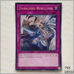 Darklord Rebellion - DESO-EN036 - Secret Rare 1st Edition Yugioh - Image 1