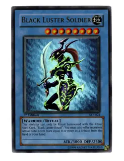 Yugioh Black Luster Soldier SYE-024 Black Luster Ritual SYE-025 1st edition NM - Image 2