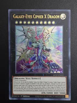 Galaxy-Eyes Cipher X Dragon GFTP-EN011 Ghosts from the Past 1st Edition - Image 1