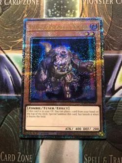 *** PLAGUESPREADER ZOMBIE *** QUARTER CENTURY SECRET RARE RA03-EN207 YUGIOH! - Image 1