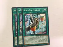 (NEAR MINT) 3x Aqua Jet Surface Playset ROTA Rage of the Abyss Yugioh - Image 1