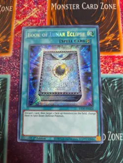 Yu-Gi-Oh! Book of Lunar Eclipse LIOV-EN064 Secret Rare 1st Edition Near Mint - Image 1