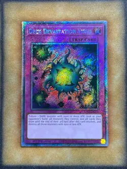 Yugioh Deck Devastation Virus RA03-EN150 Platinum Secret Rare 1st Ed NM - Image 1