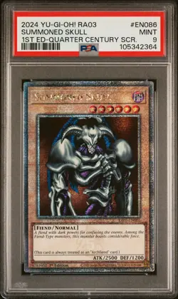 2024 YU-GI-OH! RA03-QUARTER CENTURY BONANZA #EN086 SUMMONED SKULL PSA 9 - Image 1