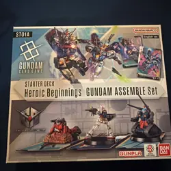 Gundam Card Game Starter Deck Heroic Beginnings Assemble Set Used - Image 1
