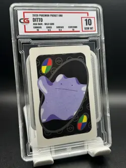 CG GM 10 2020 POKEMON POCKET UNO DITTO ASIA BACK - WILD CARD - Image 1