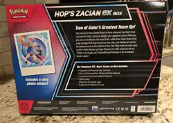 Pokemon TCG: Hop's Zacian ex Box TCG Factory Sealed English PSA Promo Card - Image 2