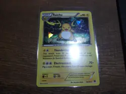 Raichu 49/162 Pokemon Cards Breakthrough Cracked Ice Holo NM/LP 2015 - Image 5
