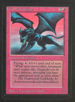 Granite Gargoyle Beta MTG Card Magic: the Gathering 1993 - Image 1