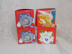 1999 NMIB Pokemon Ball Gold Plated Card NRFP Set of 4 Burgerking Unopened - Image 2