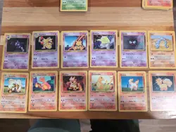 Pokemon TCG Base Set Lot (12 Cards) - WOTC 1999-2000 - Charmander,... - Image 1