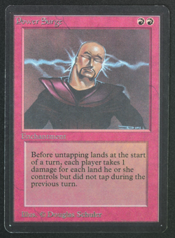 Power Surge Beta MTG Card Magic: the Gathering 1993 - Image 1