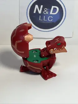 Bakugan Juggernoid B1 Classic Pyrus 280G Battle Brawlers W/Card Open Core RARE - Image 4