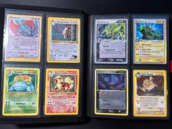 Lot of 100 ALL HOLO Vintage Pokemon Card Binder Collection - Image 3