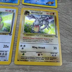 Vintage 1999 WOTC Pokemon 5 Card Lot! Rare Holo 1st Editions LP - Image 3