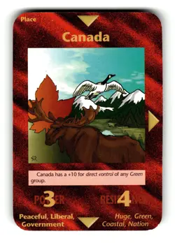 Canada Card Limited INWO Illuminati New World Order Game - Image 1