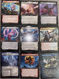 Final Fantasy Magic MGT Lot Of 9 Extended Art Rare Cards *MINT* - Image 1
