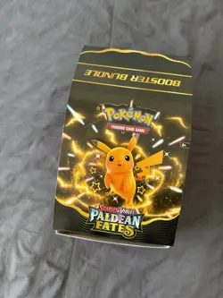 Pokemon Paldean Fates Booster Bundle Display - EMPTY BOX NO CARDS - Image 1