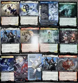 Final Fantasy Magic MGT Lot Of 13 Extended Art Cards *MINT* Zach Fair - Image 1