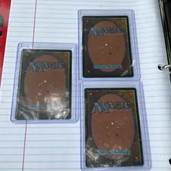 Lot of (3) 1995 MTG Urzas Bauble Ice Age Uncommon English Card Rare - Image 3