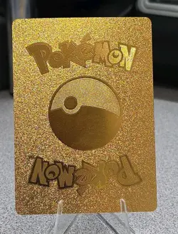 Pokemon Umbreon VMAX 310hp GOLD Foil Fan Art Collector Card. READ DISCRIPTION. - Image 2