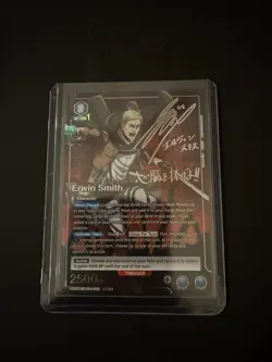 Union Arena Autographed Erwin Smith AoT English Card UE10BT/AOT-1-002 SR signed - Image 1