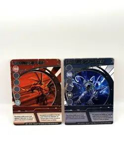 Bakugan Card - Legends of Fire (Dragonoid) & Legend of Water - Battle Brawlers - Image 1