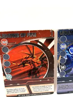 Bakugan Card - Legends of Fire (Dragonoid) & Legend of Water - Battle Brawlers - Image 3
