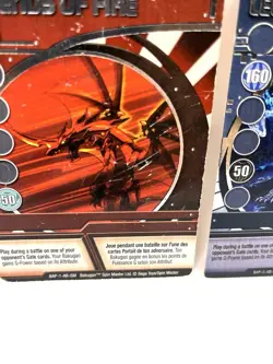 Bakugan Card - Legends of Fire (Dragonoid) & Legend of Water - Battle Brawlers - Image 5