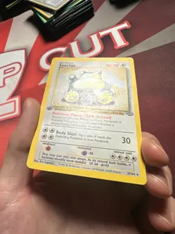 SNORLAX 27/64 Jungle 1st EDITION non-holo rare Pokemon TCG card - Image 2