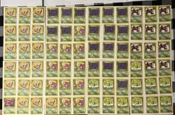 Pokemon TCG Lot Of 72 Rocket 1st Edition Common Grass Cards LP-NM - Image 1