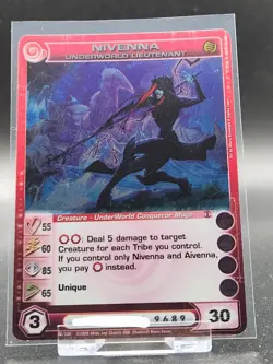 Chaotic Card : Nivenna Underworld Lieutenant Forged Unity Rare Creature - Image 1